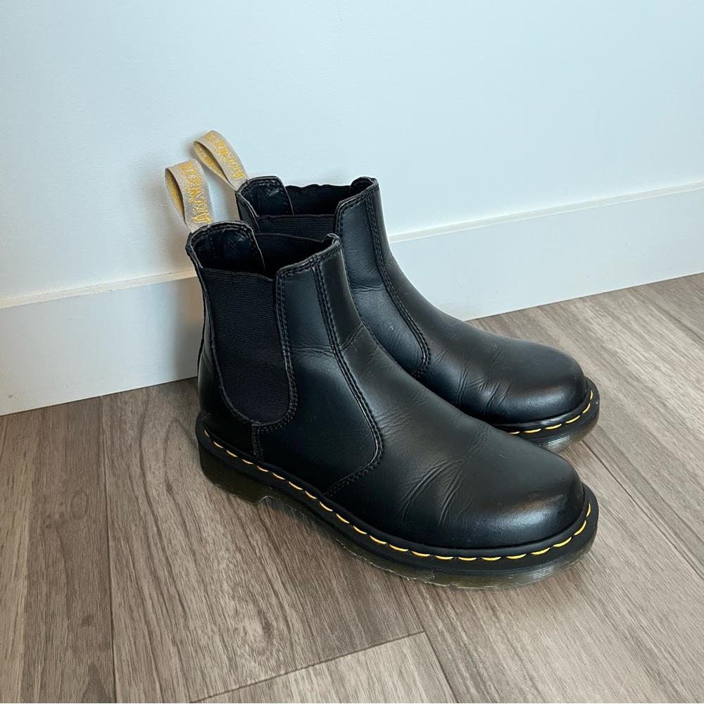Dr. Martens Vegan 2976 Black Chelsea Boots